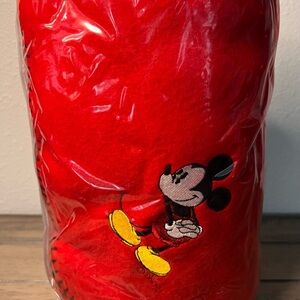 Mickey & Co (Disney) NEW Red Fleece Throw 100% Poly 47x60” *Perfect for Kids*
